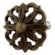 Antique Floral Iron Cabinet Knobs